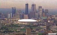 The HHH Metrodome sits amidst an under appreciated skyline.
